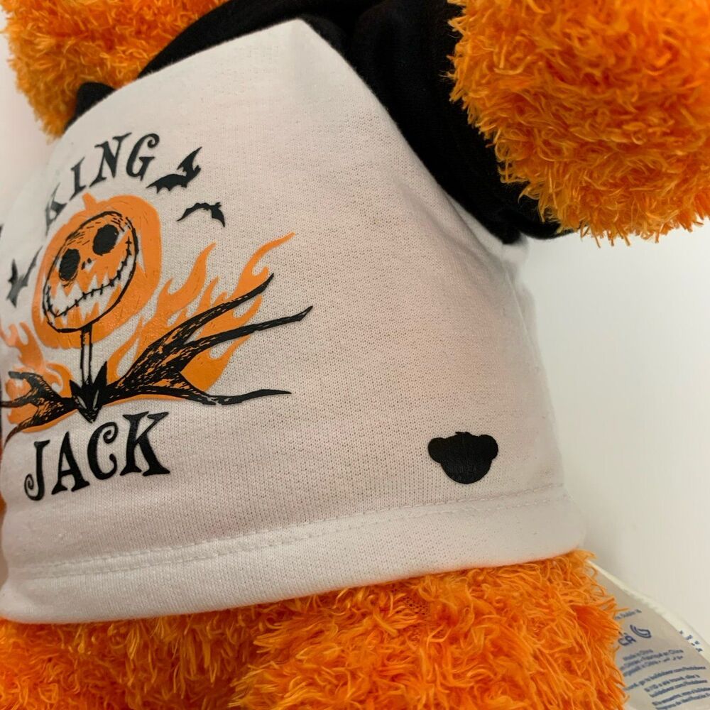 Build A Bear Pumpkin Jack O’ Lantern LIGHT-UP FACE + “This Is Halloween” Music - Picture 4 of 11